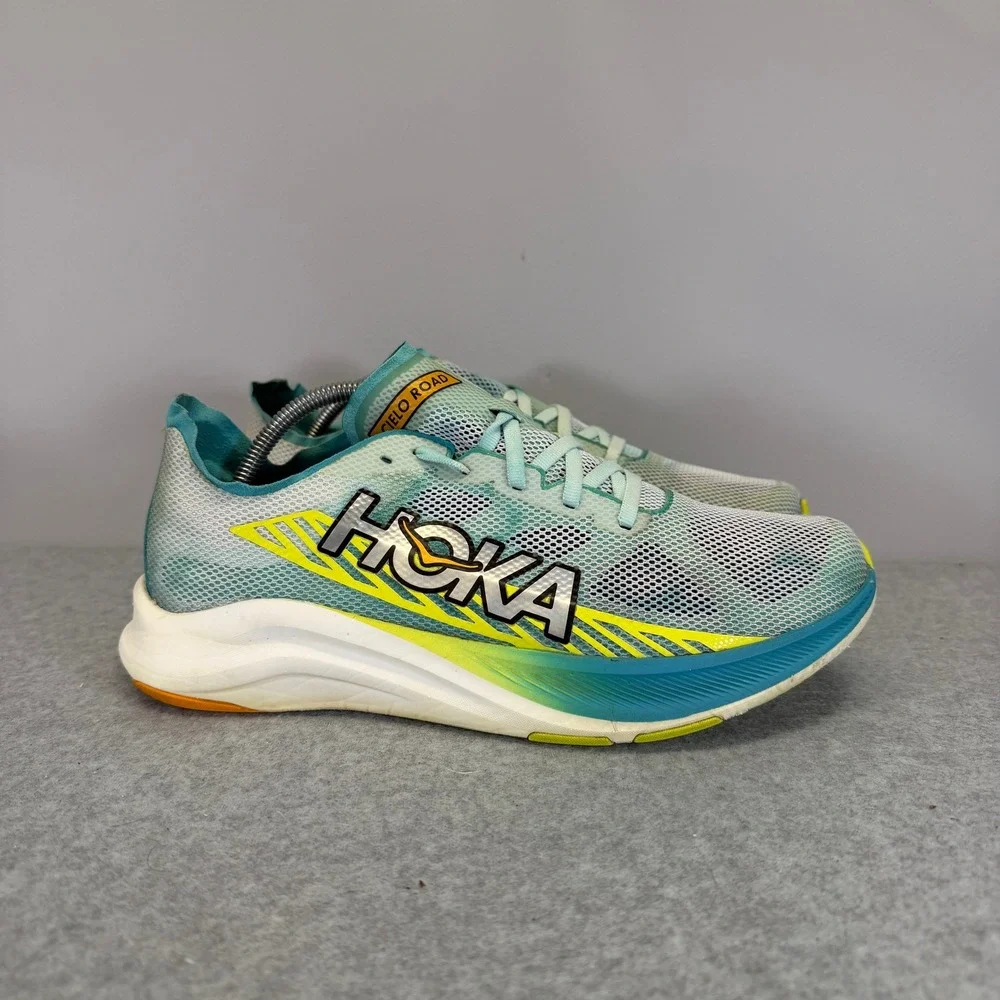 Hoka Cielo Road Running Shoes Womens Shoes Size 9.5 Blue Green 1143490 WCRM